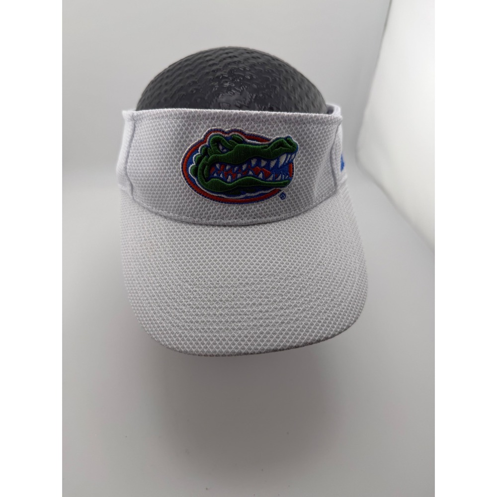 Florida Gators Visor White Mesh Gator Boosters Adjustable Hat University Florida